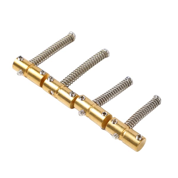4 st gitarrstall sadel mässing 4 strängar sadlar set kit instrumenttillbehör för ersättning
