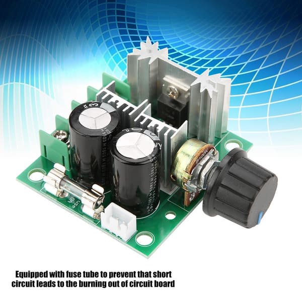 12V 40V 10A PWM DC Motor Hastighetsregulator Steglös Variabel Strömställarmodul