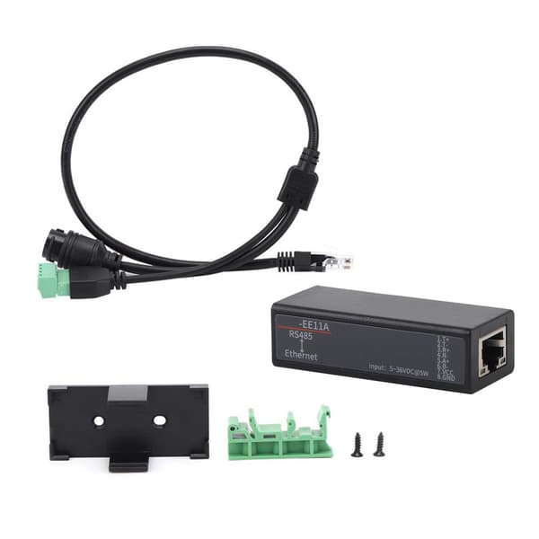HF7121 RS485 til Ethernet DTU Seriell Server Modul 5-36VDC Kort Meldingskommunikasjon