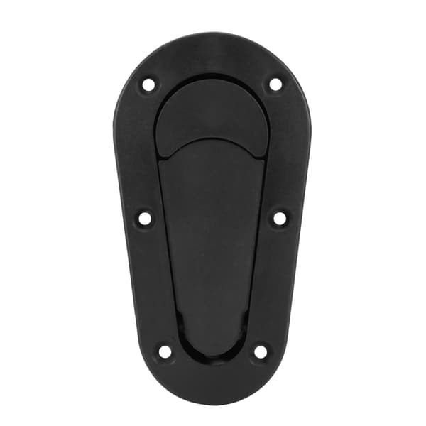 Universal Racing Car Bonnet Plus Flush Hood Latch Pin Nøgle uden Lås Kit Sort