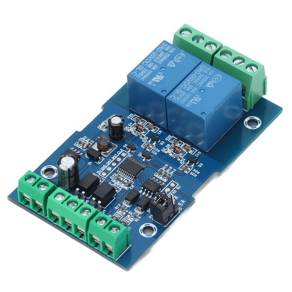 Relæmodul DC 7‑24V RS485/TTL Input Output med Anti Reverse Connection Protection To Relæmoduler