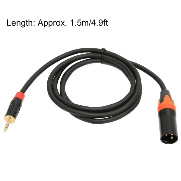 Mini Jack - XLR-sovitinkaapeli - 3,5 mm Aux - XLR-urosäänikaapeli - 1,5 m