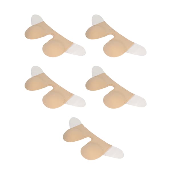 5 stk. Selvklebende BH Stroppeløs U-form Dyp Utringning Silikon Push Up BH Bryllup Hudfarge