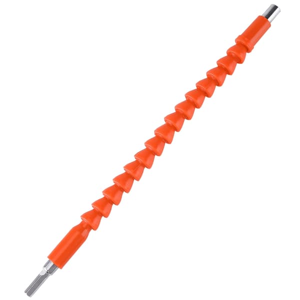Fleksible akselbits 1/4\" sekskantet skaftforlænger skruetrækker bitholder forbindelsesled (orange)