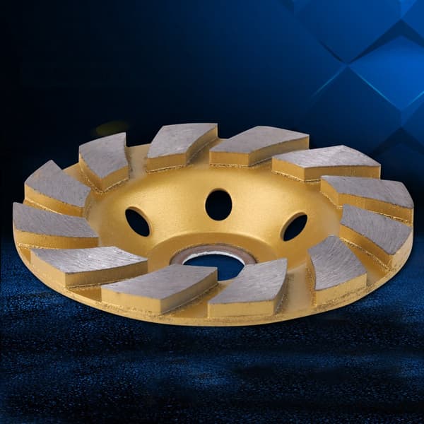 10cm Diamantsegment Slipskiva 6 Hål För Marmor Betong Sten