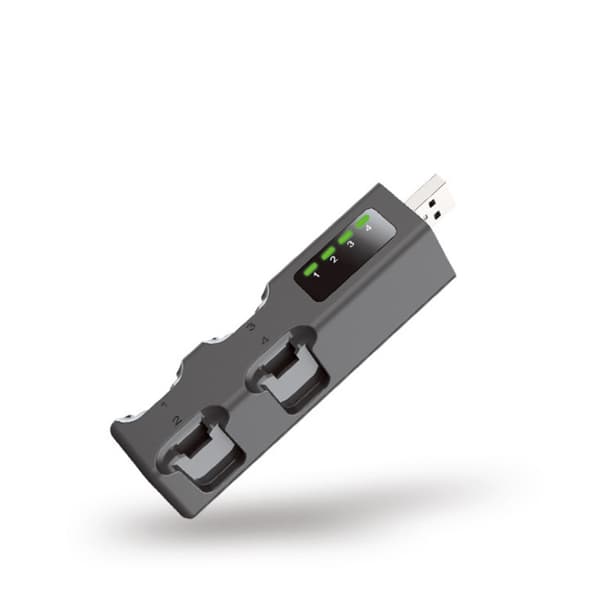 Switch Controller Opladningsstation med LED-indikator Mini USB-opladerstation