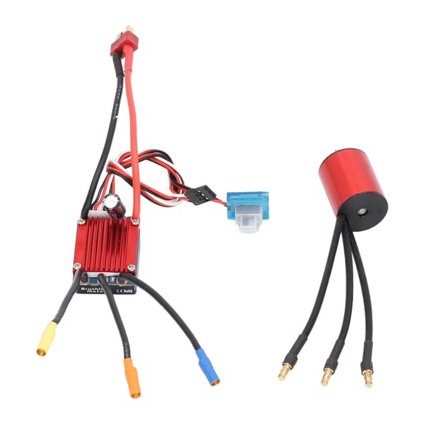 S2430 7200KV Børsteløs Motor 25A ESC til 1/16 1/18 RC Bil