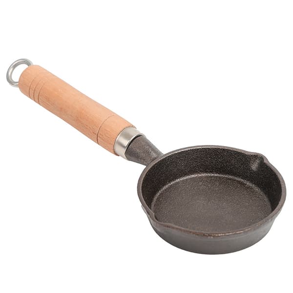 Mini Egg Pan Multifunksjonell Nonstick Jevn Oppvarming Liten Stekepanne for Hjemmet