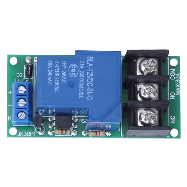 2 stk. 1-vejs 30A Relæ Udvidelsesmodul Lavniveau Trigger Optokobler Isolation 12V