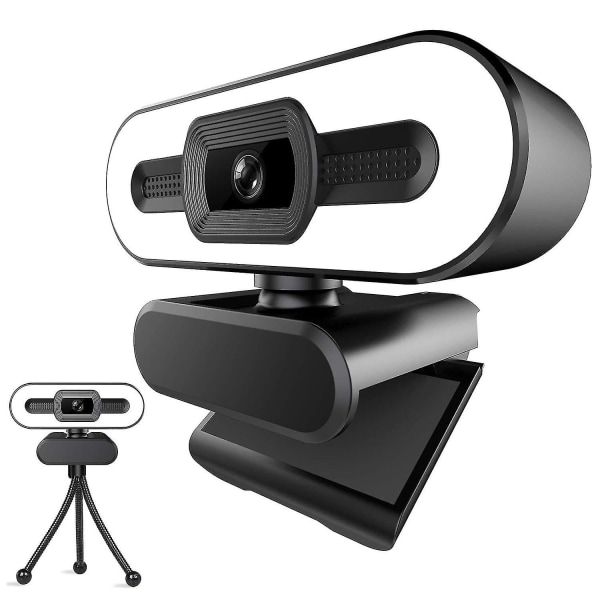 2k webbkamera Full Hd webb- USB kamera med mikrofon Studera Chatt Work Live PC/laptop/desktop