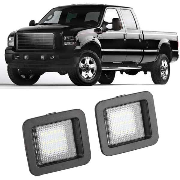 1 par bil 18LEDs nummerskiltlys lampe passer til Ford F150 2015-opp