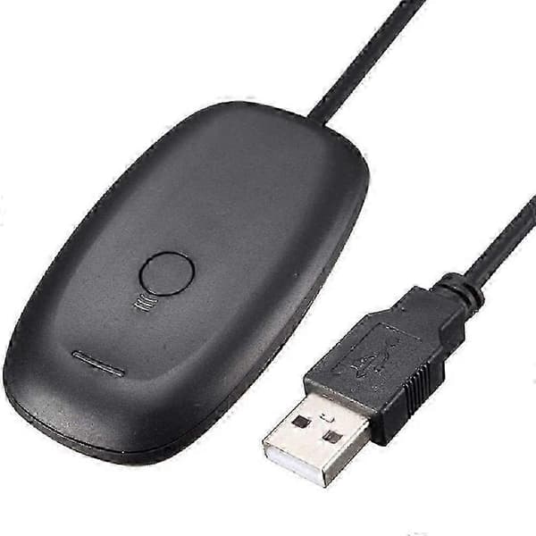 360 trådløs kontroller-mottaker for PC - Windows spilladapter - Svart