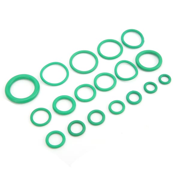 270 stk. 18 størrelser Bil Aircondition Kompressor Tætninger Sortimentssæt Grøn O-ring til Vandhane