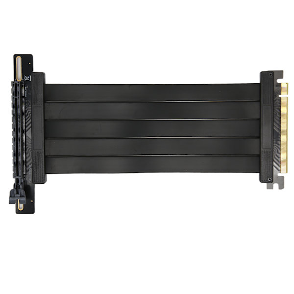 PCIe 4.0 X16 -nousukaapeli, 90 astetta, nopea GPU-jatkoadapteri, musta