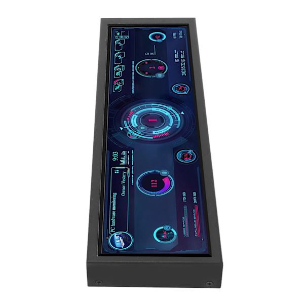 8,8-tums PC Temp Monitor 1920x480 60Hz AIDA64 Sensor Panel Display CPU GPU SSD Temperaturdatamonitor för Windows Linux