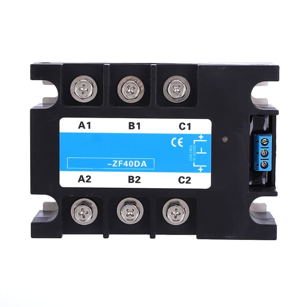 BERM3 ZF40DA DC AC Solid State Relay SSR Transparent Case Elektroniske Deler