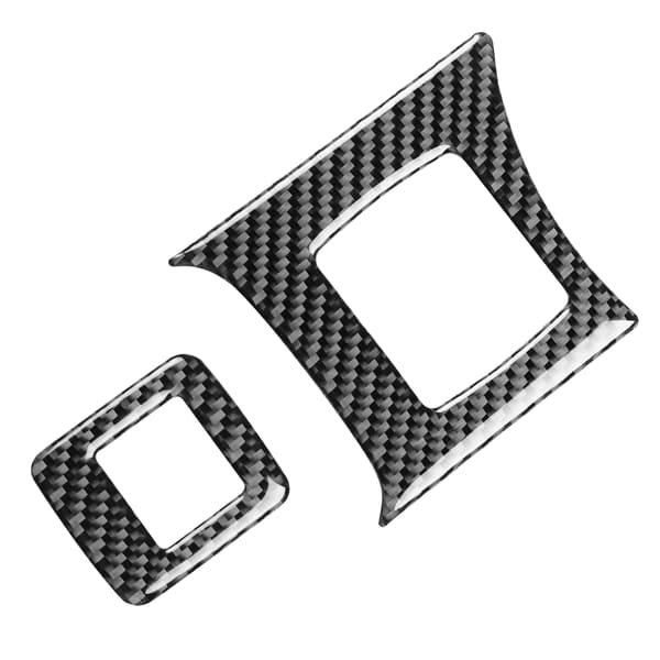 Kolfiber Cabriolet Strömbrytare Knapp Trim Soltak Ram för Mazda MX-5 NC 2009-2015