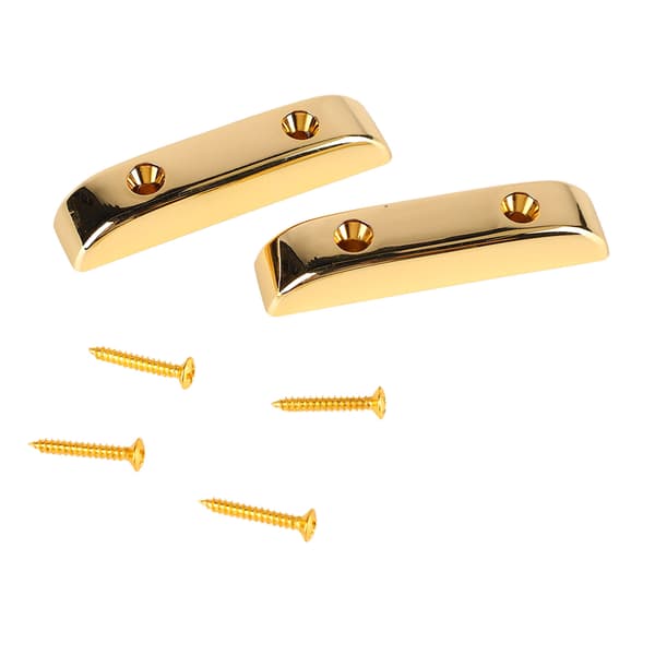 2 st bas tumstöd plast halkfri lättvikt jazzbasgitarr tumfingerstöd GM03 guld