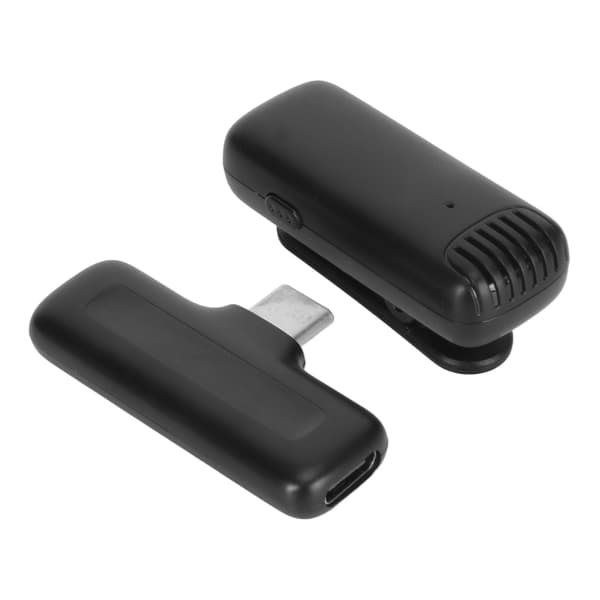 Trådløs Lavalier Revers Mikrofon Støjreducerende Auto Synkronisering Plug and Play Auto Parring Trådløs Clip On Mikrofon