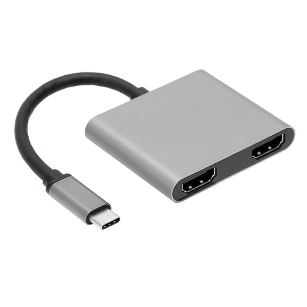 Type C - HDMI-keskitin 2-in-1-telakointiasema 4K-sovitin