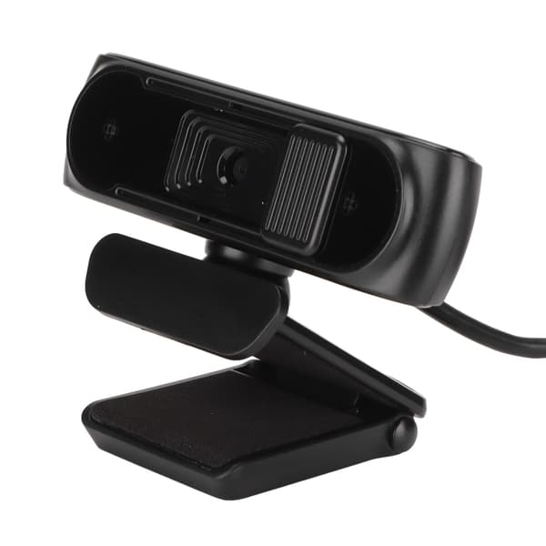HD 1080P Webcam Autofokus Plug Play Computer Kamera med Mikrofon til Online Læring Undervisning Møde Sort