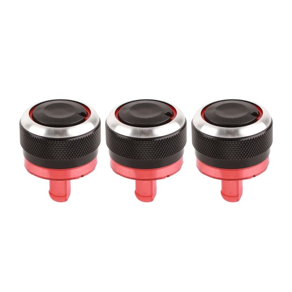 3 stk. bil AC viftekontrollbryterknapp varmeapparatknapp erstatning for Peugeot 206 Plus 207