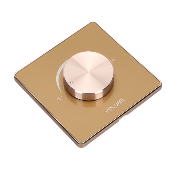 50W Lydstyrkeknap Aluminiumlegeringsramme 5 Position Konstant Modstand Tuning Switch Vægmontering