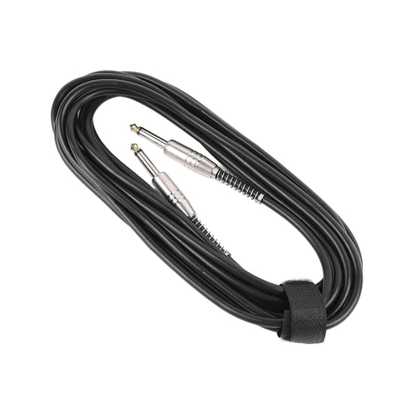 Gitarreffektkabel 6,35 mm pedalanslutningskabel 3 meter instrumenttillbehör för bas elgitarr