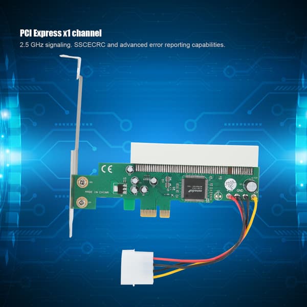 ASM1083 PCI Express x1 till PCI 32Bit 2.5GHz Riser Adapterkort