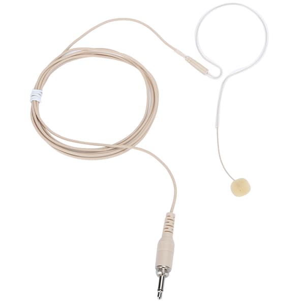 3,5 mm Jack Single Earhook Mikrofon Headset Skrue Kondensatormikrofon til Karaoke