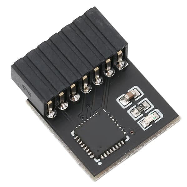 TPM 2.0 14-pin Krypteringssikkerhetsmodulprosessor Svart for Asus Systemkomponenter