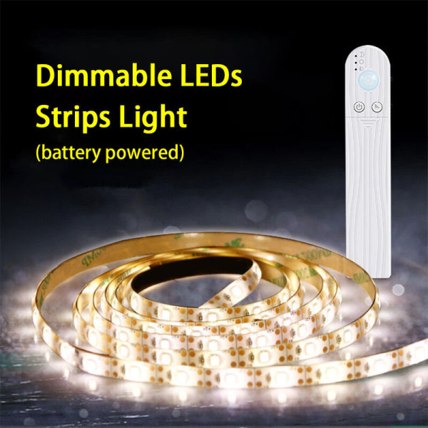 LED-nauhavalo kodin taustakoriste LED-nauhavalo (3 metrin kylmävalkoinen vedenpitävä induktioparistokotelo)