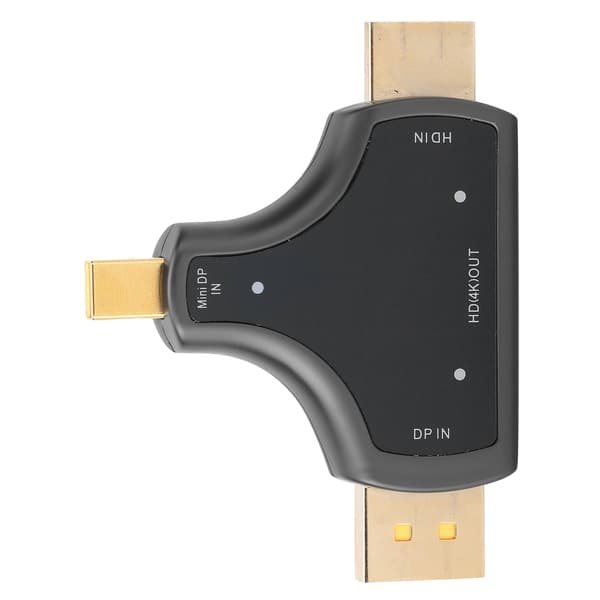 3-i-1 Multifunktionell 4K HD Bärbar Notebook Drivrutinsfri DP-gränssnittsadapter D62A
