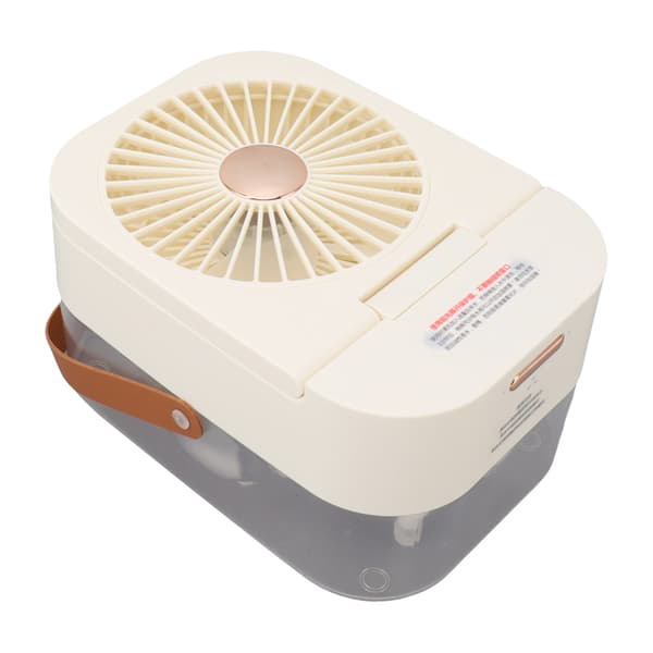 USB C Bord Luftfugter Ventilator 5V 2.5L Dobbelt Spray 3 Hastigheder Bærbar Mini Luftfugter til Soveværelse