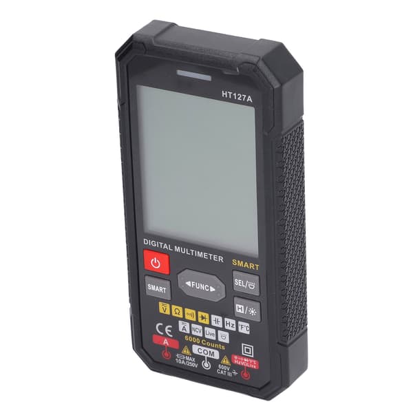 Digital multimeter Smart Mini Färg LCD 3 Resultat Display Fickvoltmeter Spänningstestare HT127A