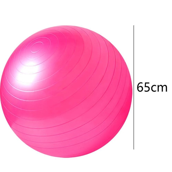 Harjoituspallo Joogapallo Vakauspallo kotiin, kuntosalille, synnytyspallolle Pink