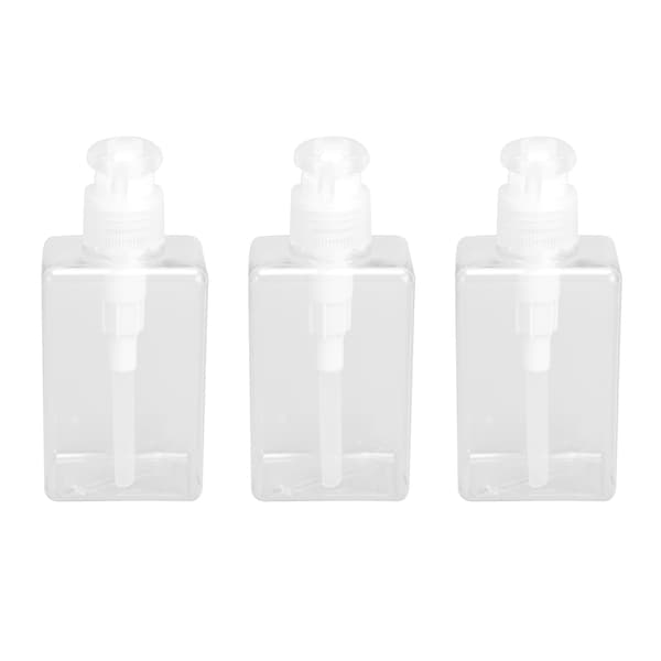 3 st 150 ml plastpumpflaskor tomma handtvålsdispensrar för kök badrum