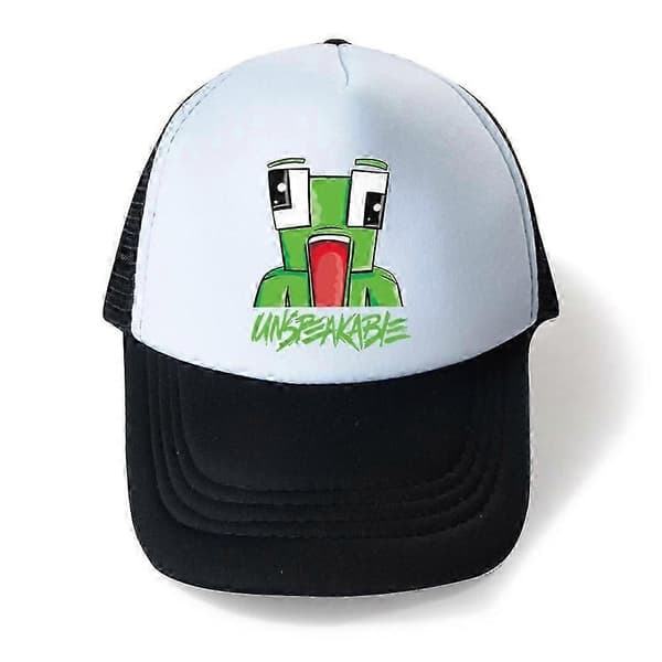 UNSPEAKABLE Caps Sommer Mesh Snapback Baseballcaps Barn Gutter Jenter Justerbar Pustende Solhatt Black White