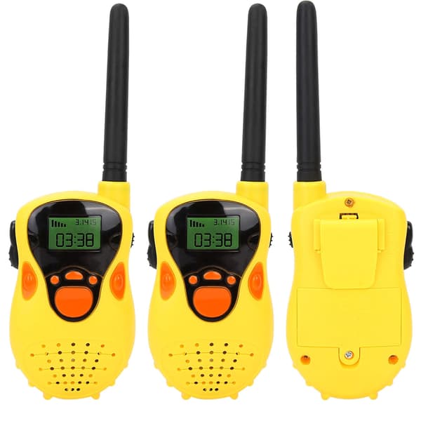 Mini 80-100M Walkie Talkies Elektronisk Radio Interfon Barn Utomhus Leksak Present