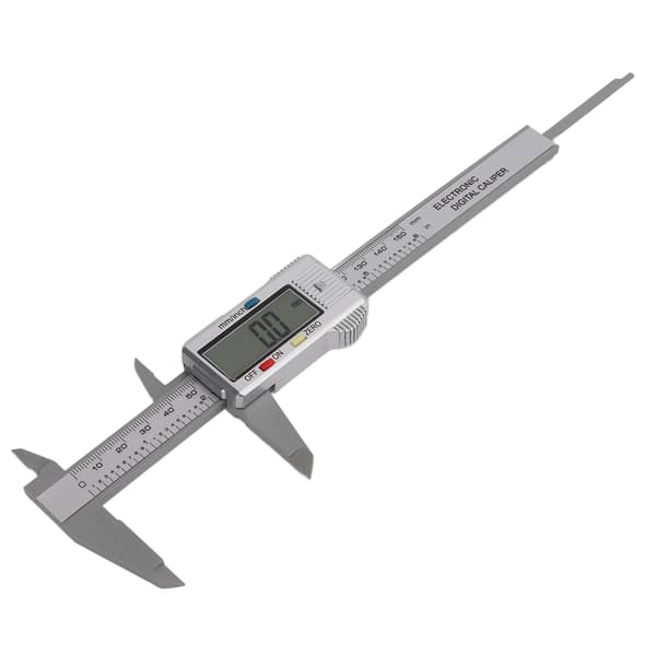 Digital Vernier Caliper Plastik Elektronisk Stor LCD-skærm til Differentialmåling
