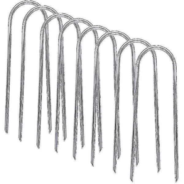 Trampolinförankringar Kraftiga Tältpinnar, Galvaniserade U-ankare, 8-pack