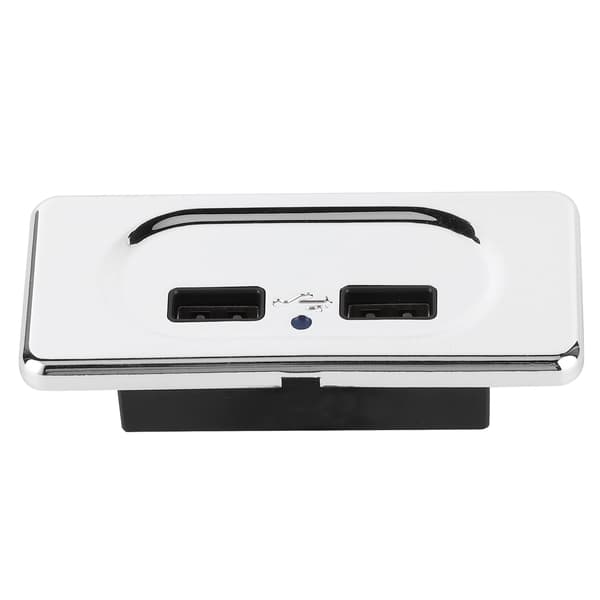 Dobbelt USB-oplader 3.1A Stik LED 12V 24V RV Campingvogn Udskiftning