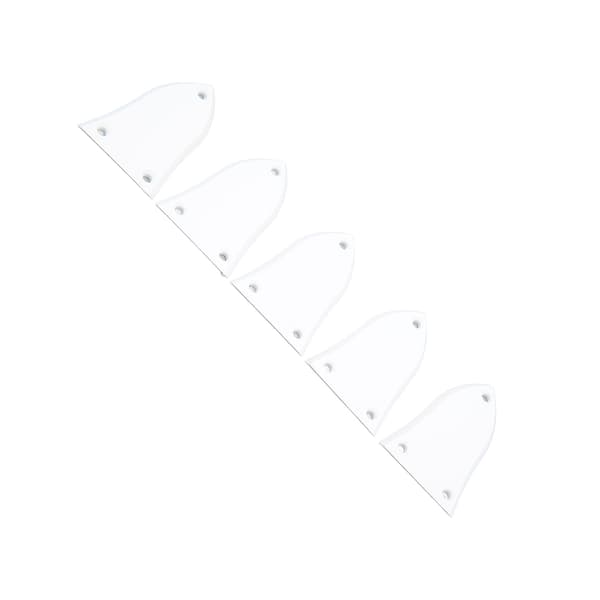 5 st. dragstångsskydd, 3 hål, plastinstrumenttillbehör för baselgitarr