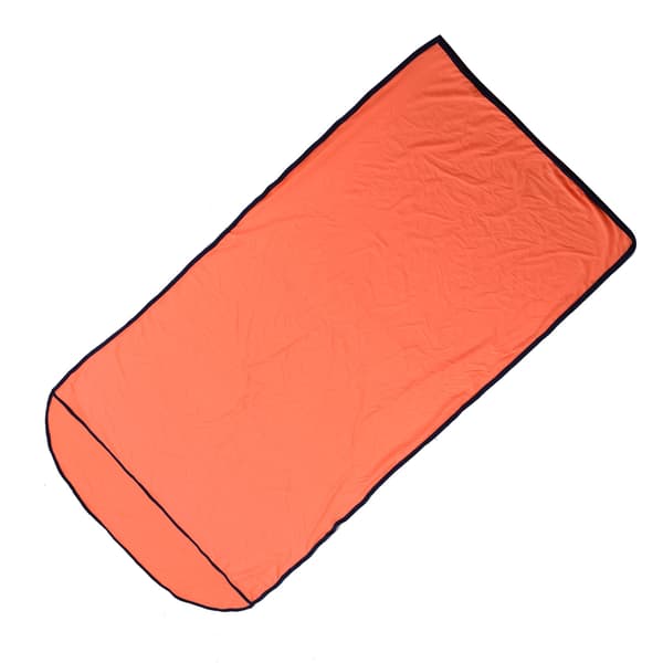 Ultralet Elastisk Sovepose Liner Multifunktionel Udendørs Campingpose Orange
