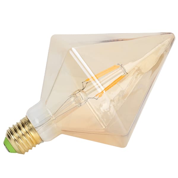 LED Filament Lyspære Retro Pyramideform 4W E27 Varmt Lys Hjemmebelysning