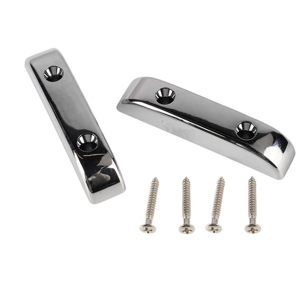 2 st bas tumstöd plast halkfri lättvikt jazz basgitarr tumfingerstöd GM04 silver