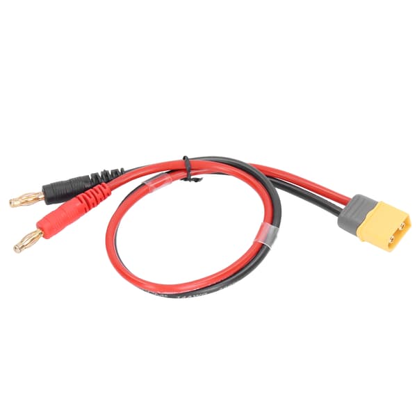 XT60 til 4.0 Bananplugg Ladekabelkontakt 14AWG ledning for RC Bil Fly