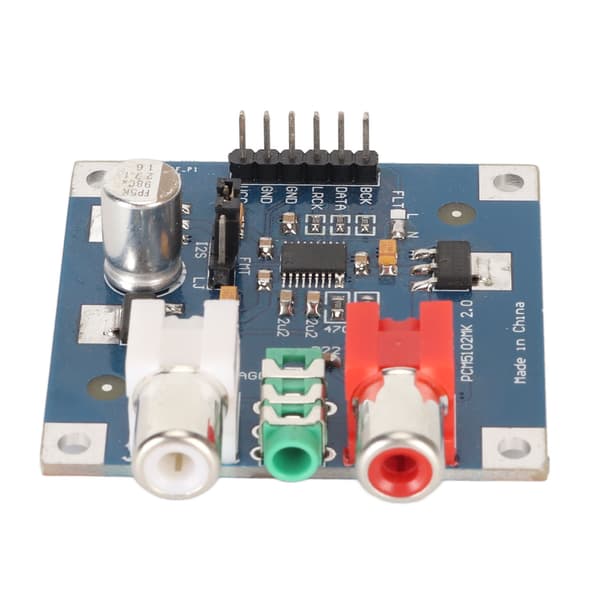 DAC Audio Decoder I2S Input 32 Bit 384KHz Modul med 3,5 mm Hovedtelefonudgang til Effektforstærker