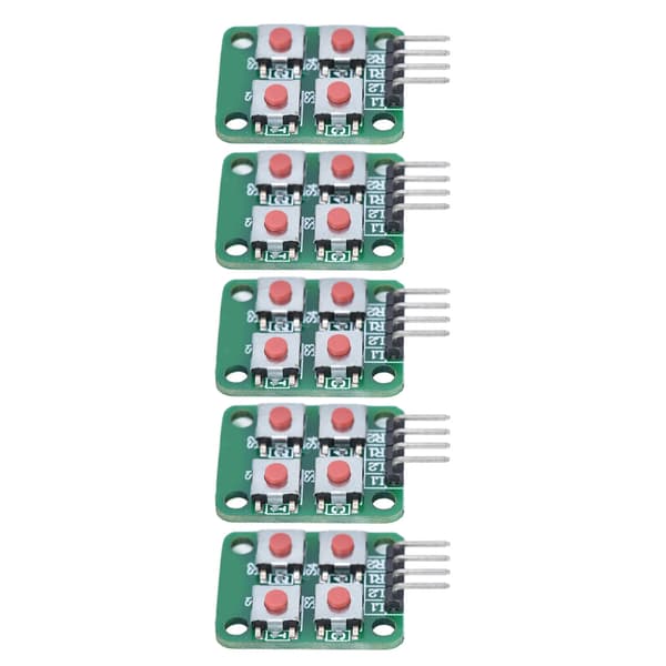 5 STK 2x2 Scan 4 Tastaturmodul Array Tastbryter Elektrisk Kontroll