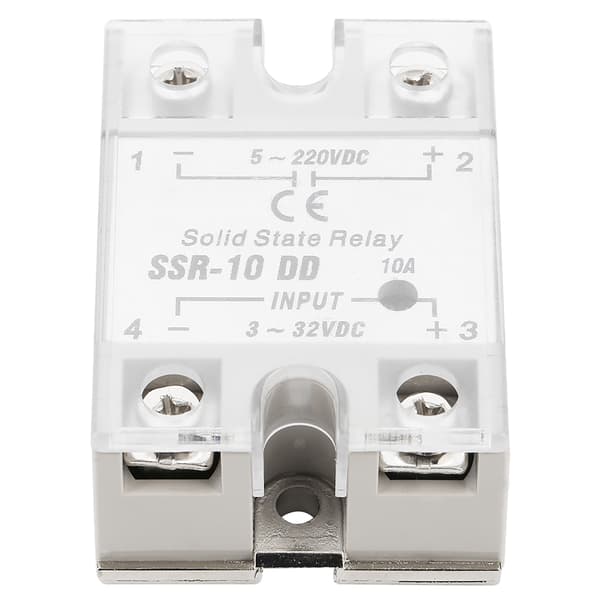 SSR-10 DD 10A 5-220VDC Solid State Relæ til industriel automatiseringsproces